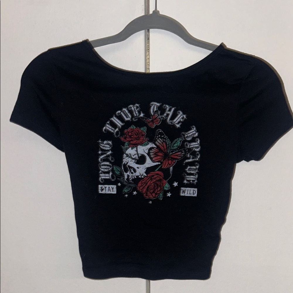 Forever 21 Black crop top